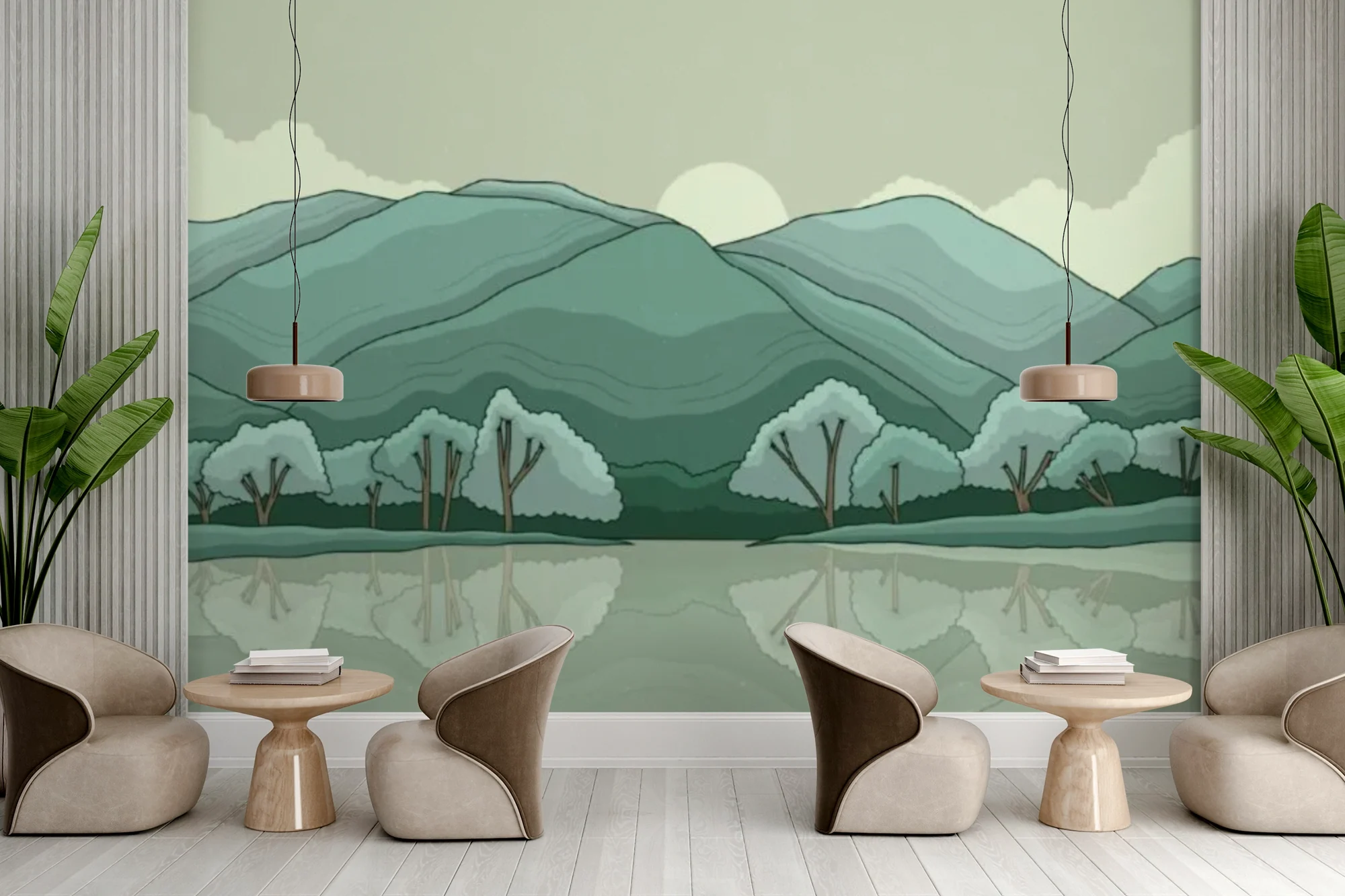 How to Measure Your Wall for Custom Wallpaper