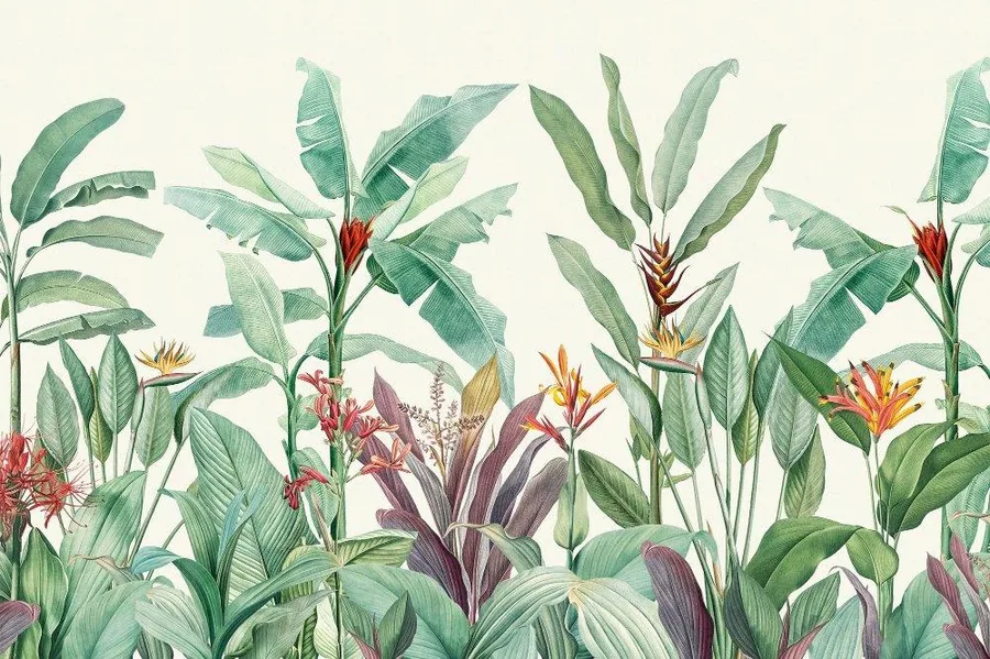 Paradise Thicket wallpaper design