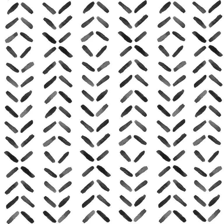 Repeating chevron pattern in grayscale with textured, brushed finish