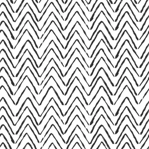 Repeating black and white chevron wave pattern with concentric V-shaped lines