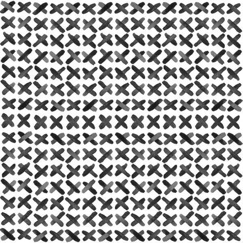 Repeating pattern of dark grey X shapes arranged in a regular grid on a light background