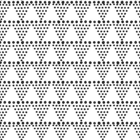 Repeating pattern of dark dots forming geometric triangles on a light background