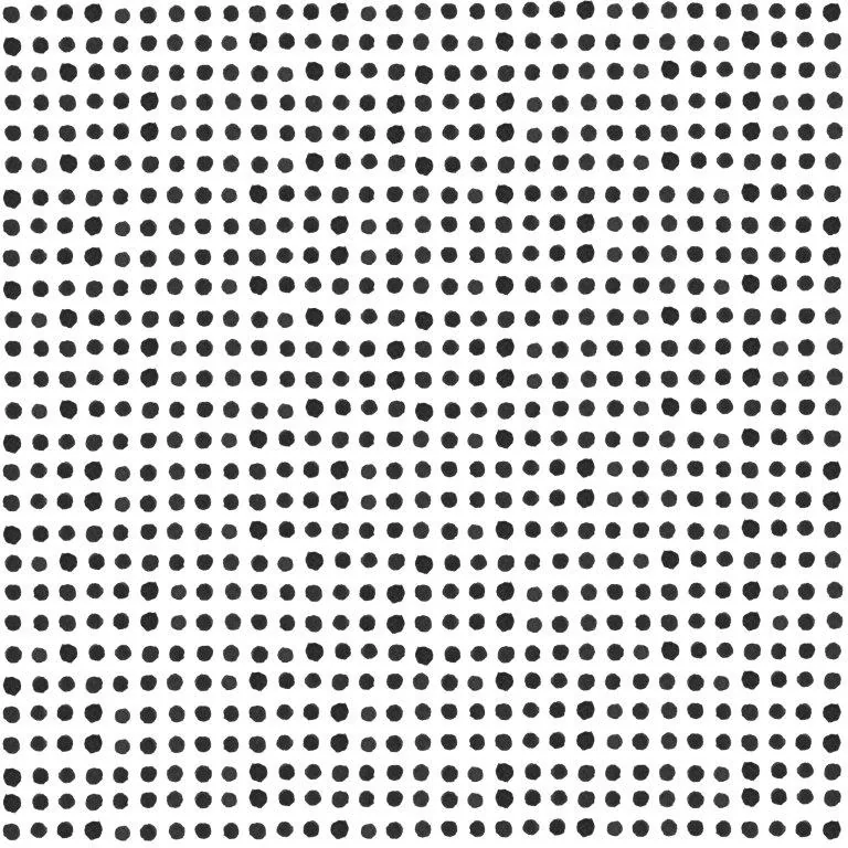 Repeating pattern of dark grey circular dots evenly spaced on a light background