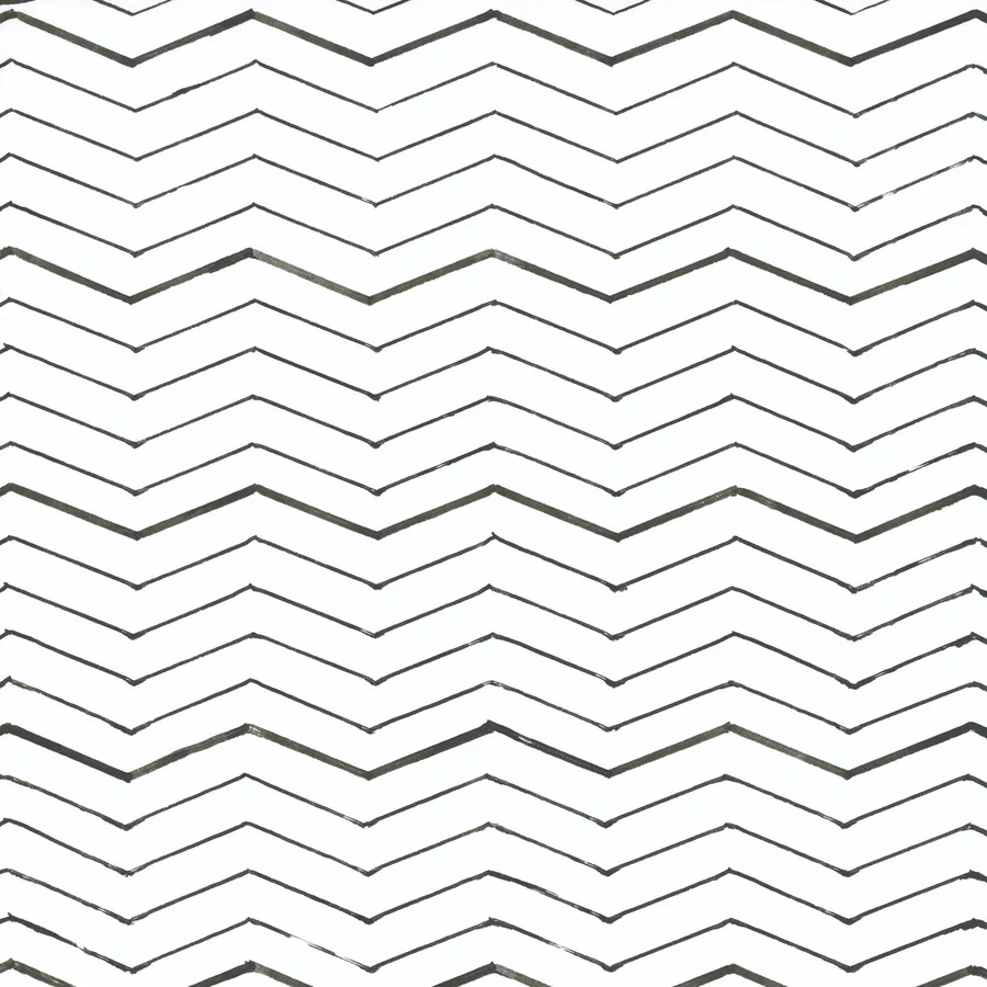 Repeating chevron wave pattern with alternating thin and thick lines in grayscale