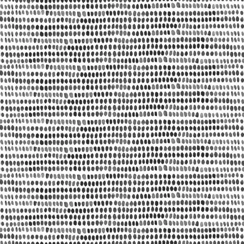 Repeating pattern of irregular hand-drawn dots in grayscale, arranged in organic vertical columns.