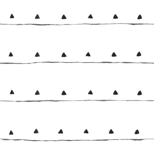 Repeating pattern of black triangles arranged in four horizontal rows separated by gray lines.