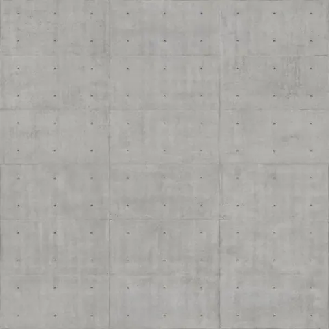 Seamless concrete wall texture with grid pattern and scattered fastener details