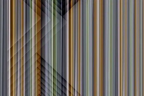 Vertical striped pattern with metallic gold, silver, and bronze tones creating a luxurious textured effect