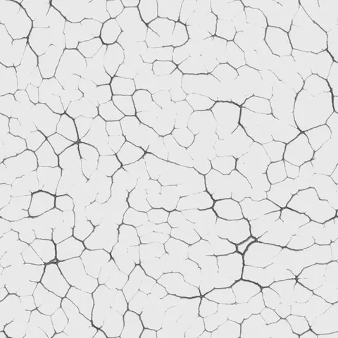 Repeating pattern of irregular cracked stone or concrete tiles in grayscale.