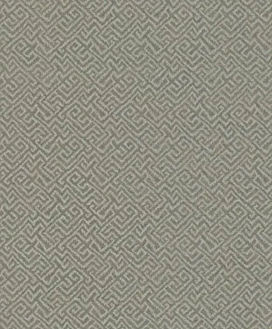 Repeating geometric pattern with diamond and chevron shapes in neutral beige and grey tones