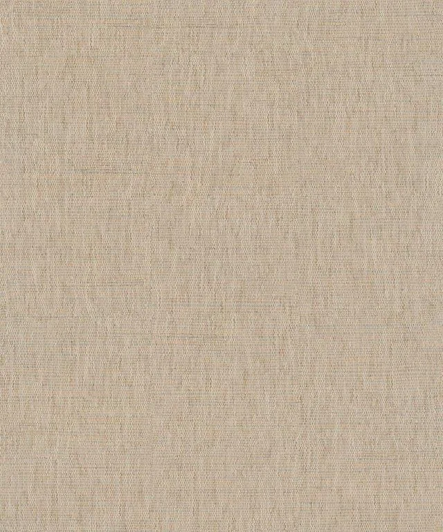 Close-up of natural linen fabric texture in warm beige with fine woven pattern