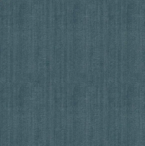 Close-up of slate blue-grey linen fabric texture with subtle vertical weave pattern