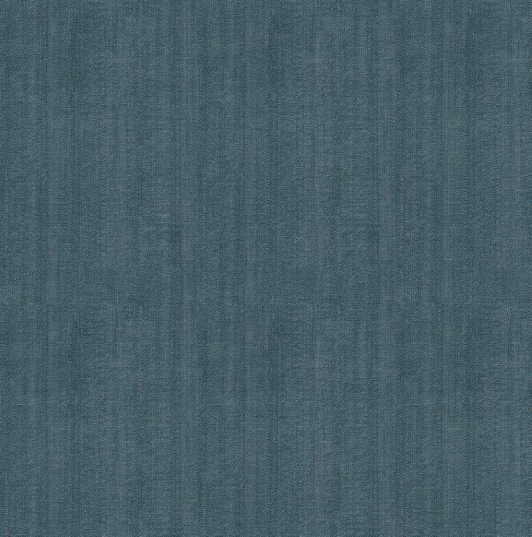 Close-up of slate blue-grey linen fabric texture with subtle vertical weave pattern