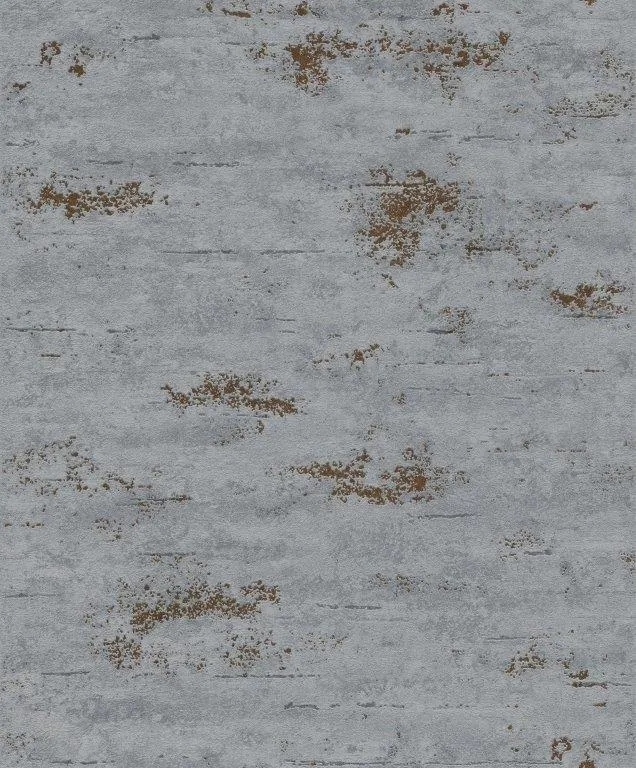 Gray concrete surface with brown rust spots and weathered texture throughout