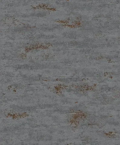 Gray concrete surface with rust-colored stains and weathered texture