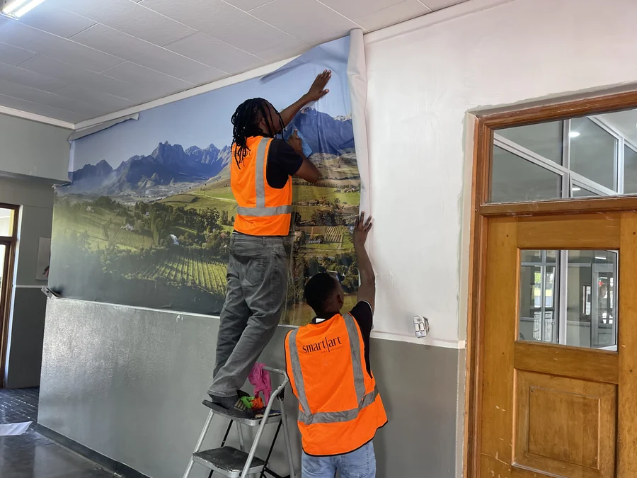 A Stellenbosch school, Smart Art installation