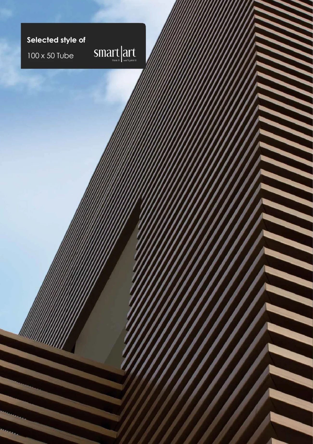 WPC Exterior Timber Tube Cladding