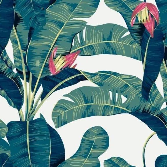 Banana Bloom wallpaper design