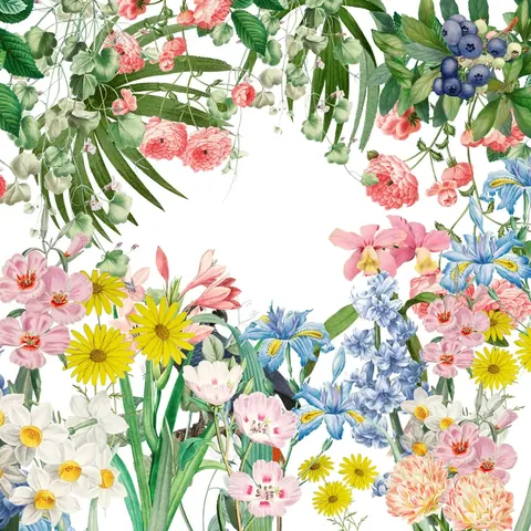 Bloom Circle wallpaper design