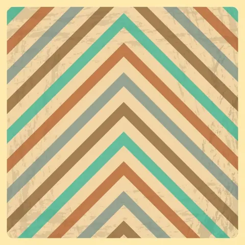 Chevron Revival wallpaper design