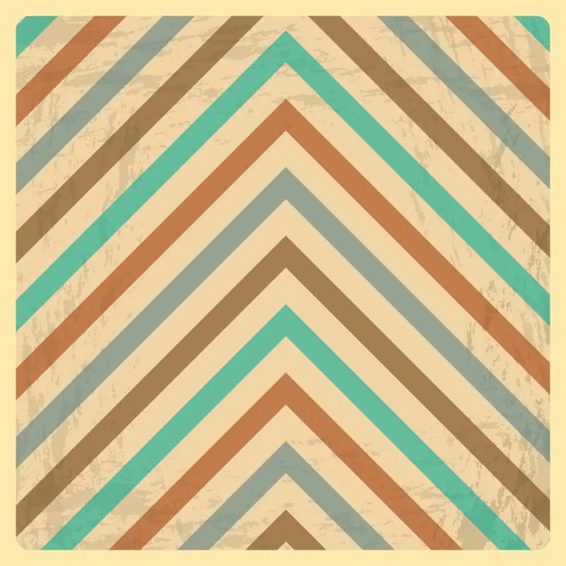Chevron Revival wallpaper design