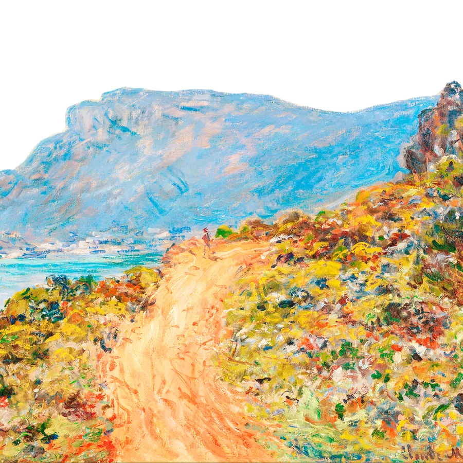Golden Pathway wallpaper design