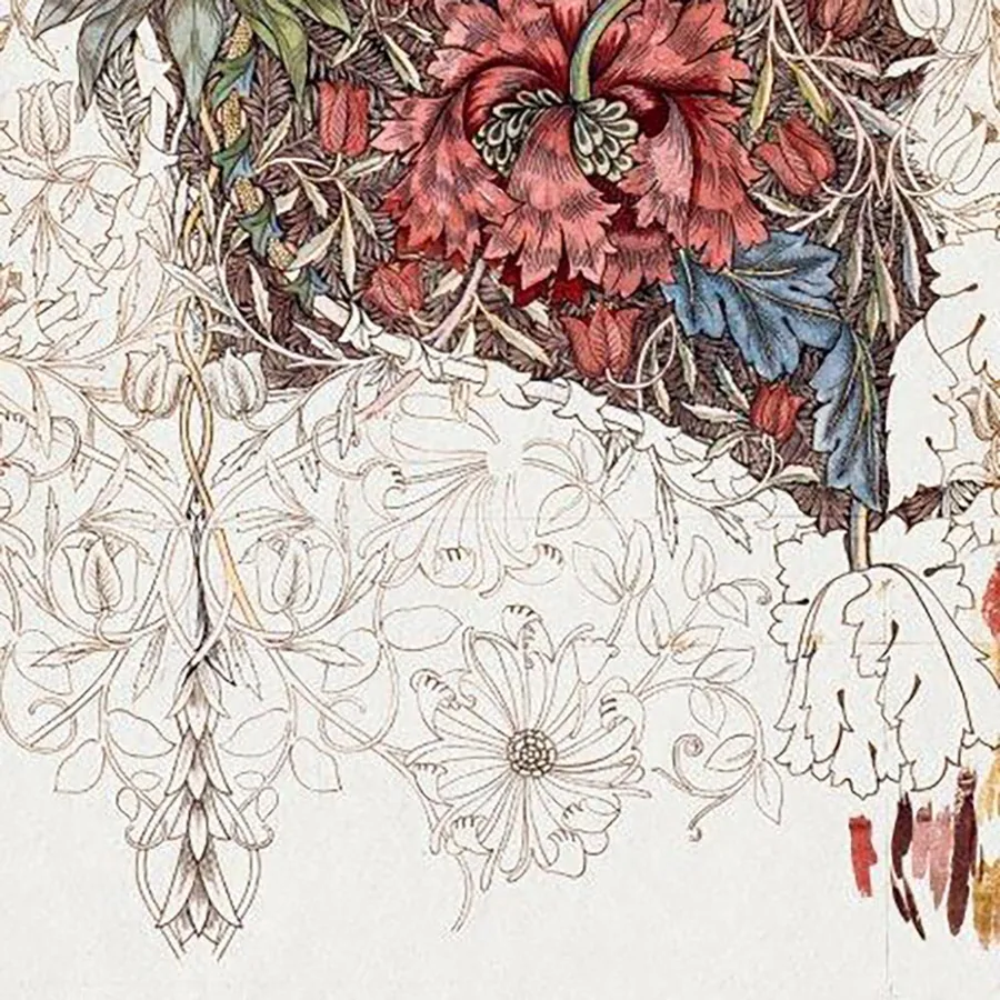 Inner Garden wallpaper design