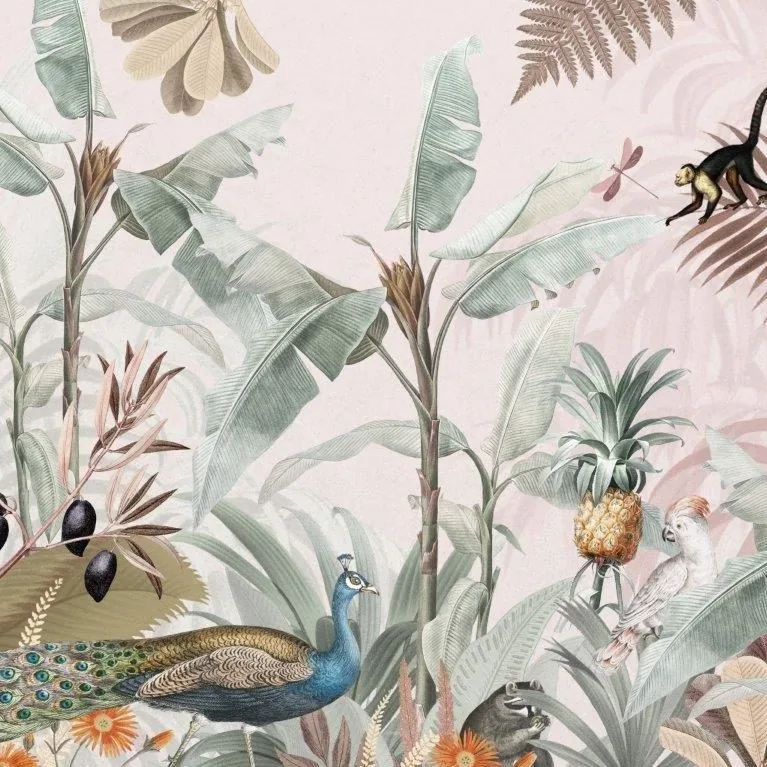 Jungle Story wallpaper design