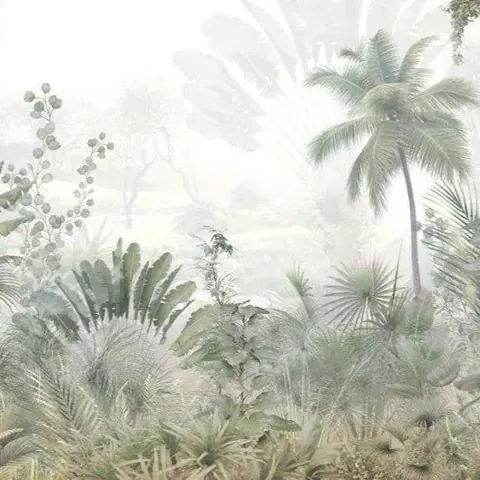 Morning Palm wallpaper design
