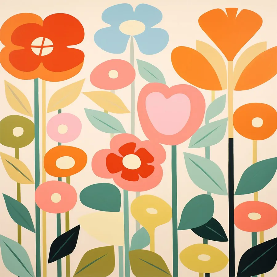 Petal Pop wallpaper design