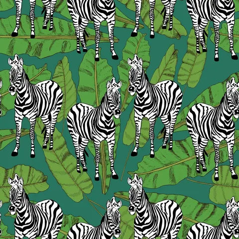 Striped Safari wallpaper design