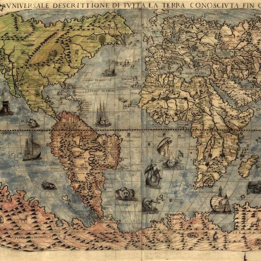 Terra Incognita wallpaper design