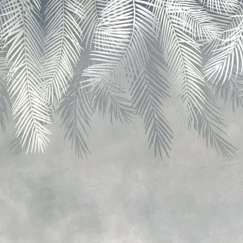 Tropical Palm Silhouette wallpaper design