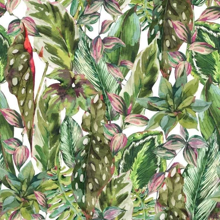 Verdant Whispers wallpaper design
