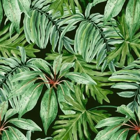 Verdant Whispers wallpaper design