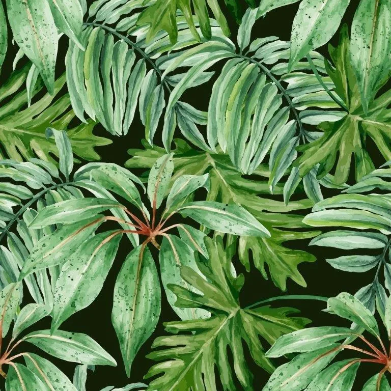 Verdant Whispers wallpaper design