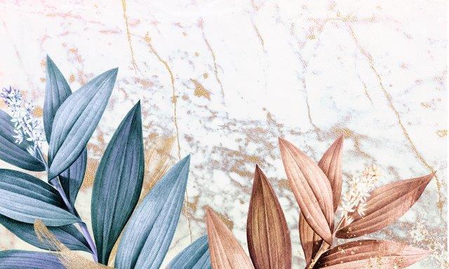marble-and-leaves
