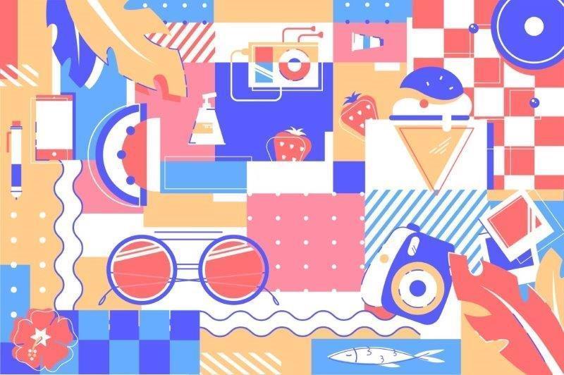 RETRO-ILLUSTRATIONS-BEACH