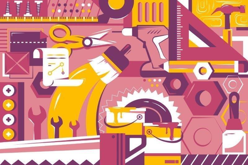 RETRO-ILLUSTRATIONS-INSTRUMENTS