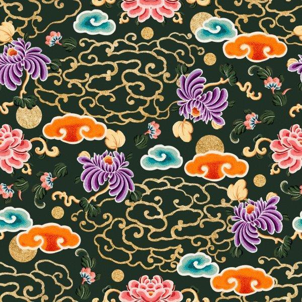 smart-art-patterns-oriental-gold-clouds-and-flowers-design