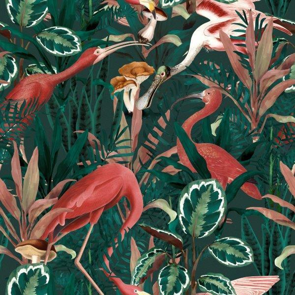 smart-art-patterns-vintage-jungle-bird-and-flamingo-tropical-design