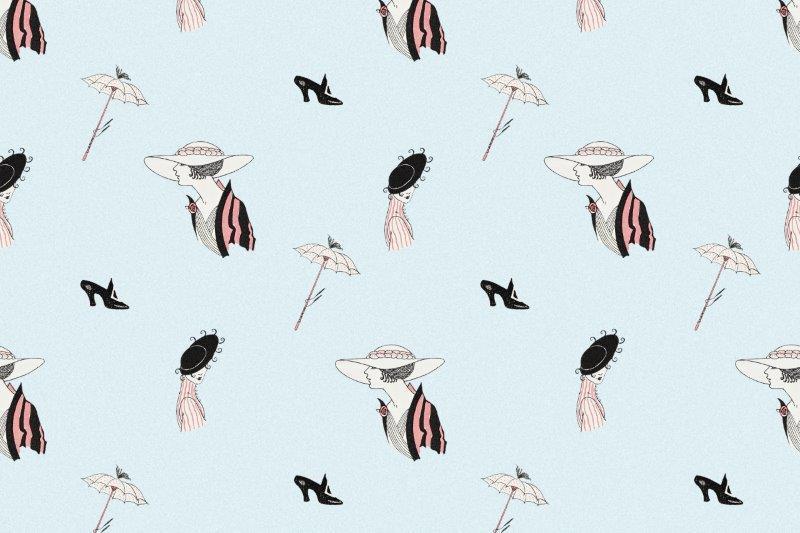 smart-art-patterns-vintage-women-of-fashion
