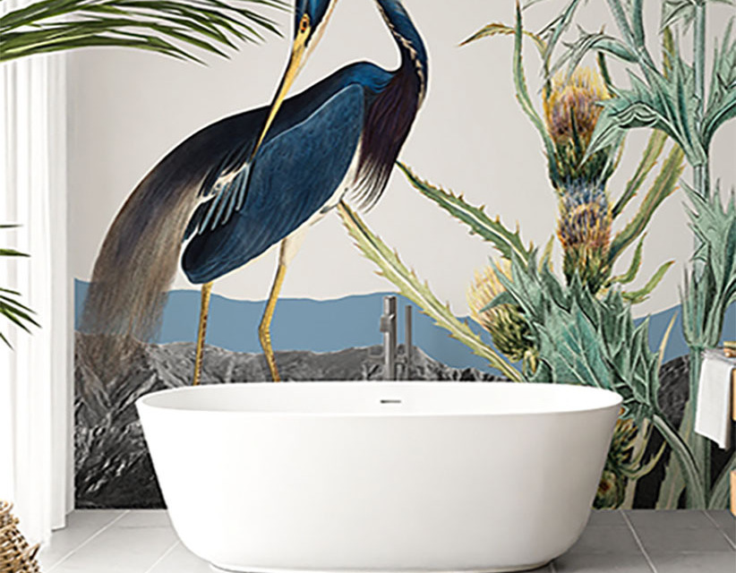 Smart-Art-Seamless-wallpaper-botanical-leaves-anitmal-protea-birds-tiger-leaves-18