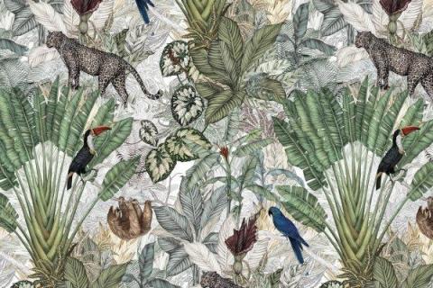 parot-banana-leaves-leopard-flamingo-1