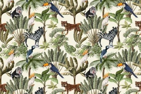parot-banana-leaves-leopard-flamingo-110