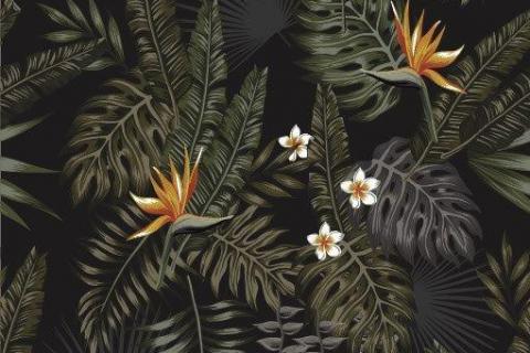 parot-banana-leaves-leopard-flamingo-34