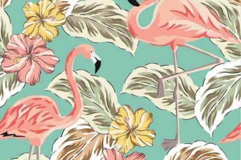 parot-banana-leaves-leopard-flamingo-42