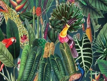 parot-banana-leaves-leopard-flamingo-57